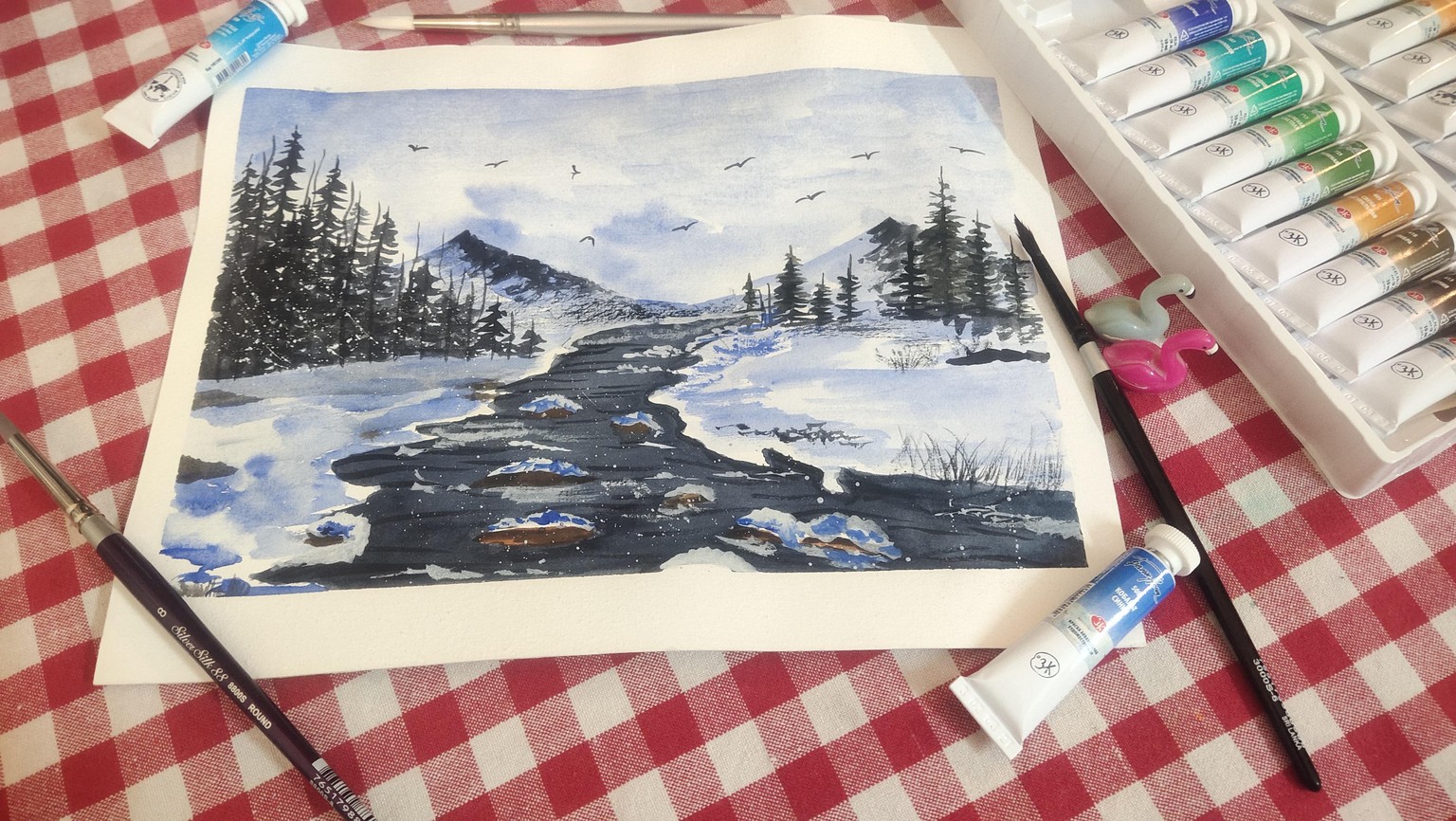 Magical winterscape - image 2 - student project