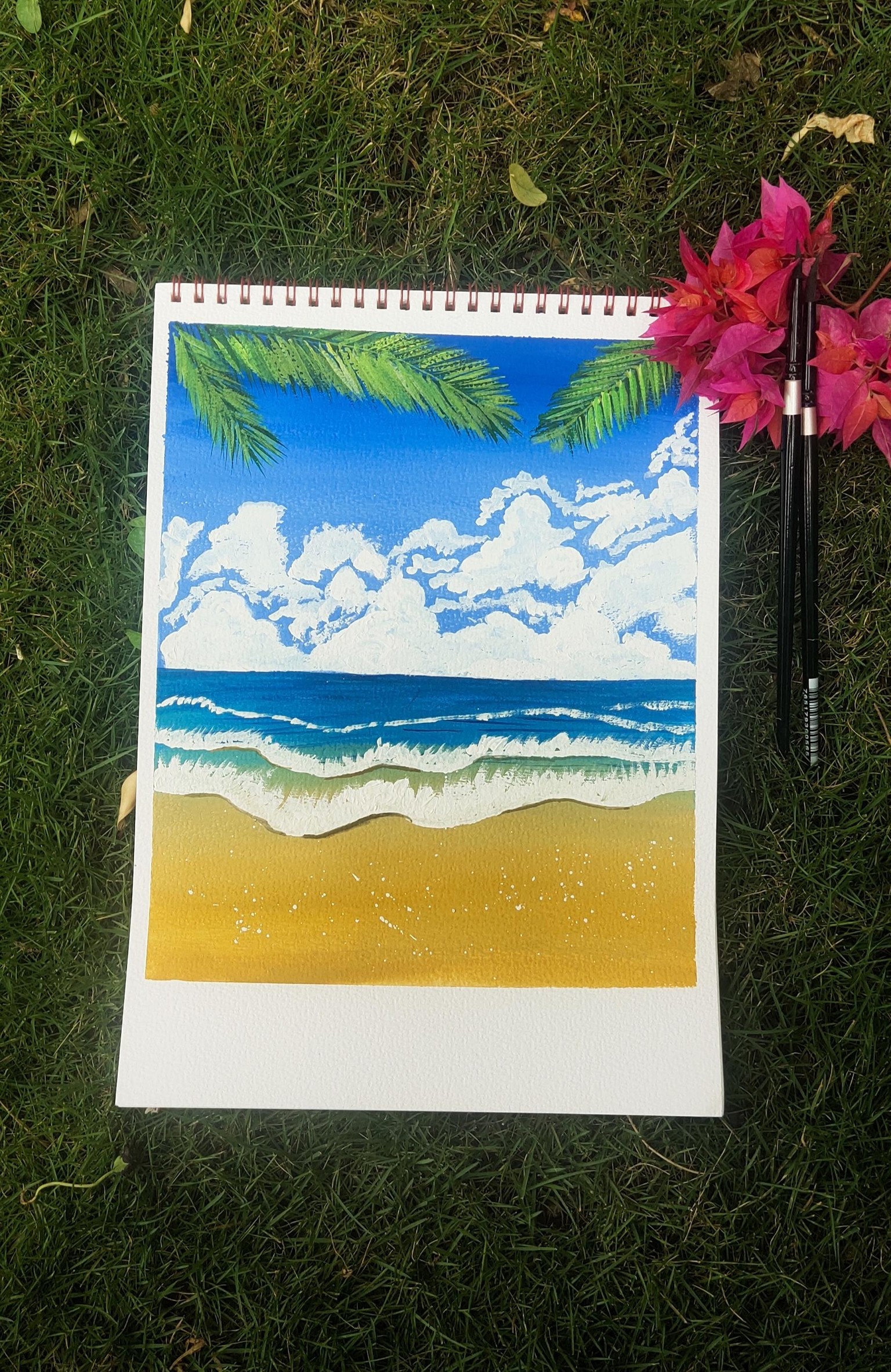tropical beach class by payel mam - image 3 - student project
