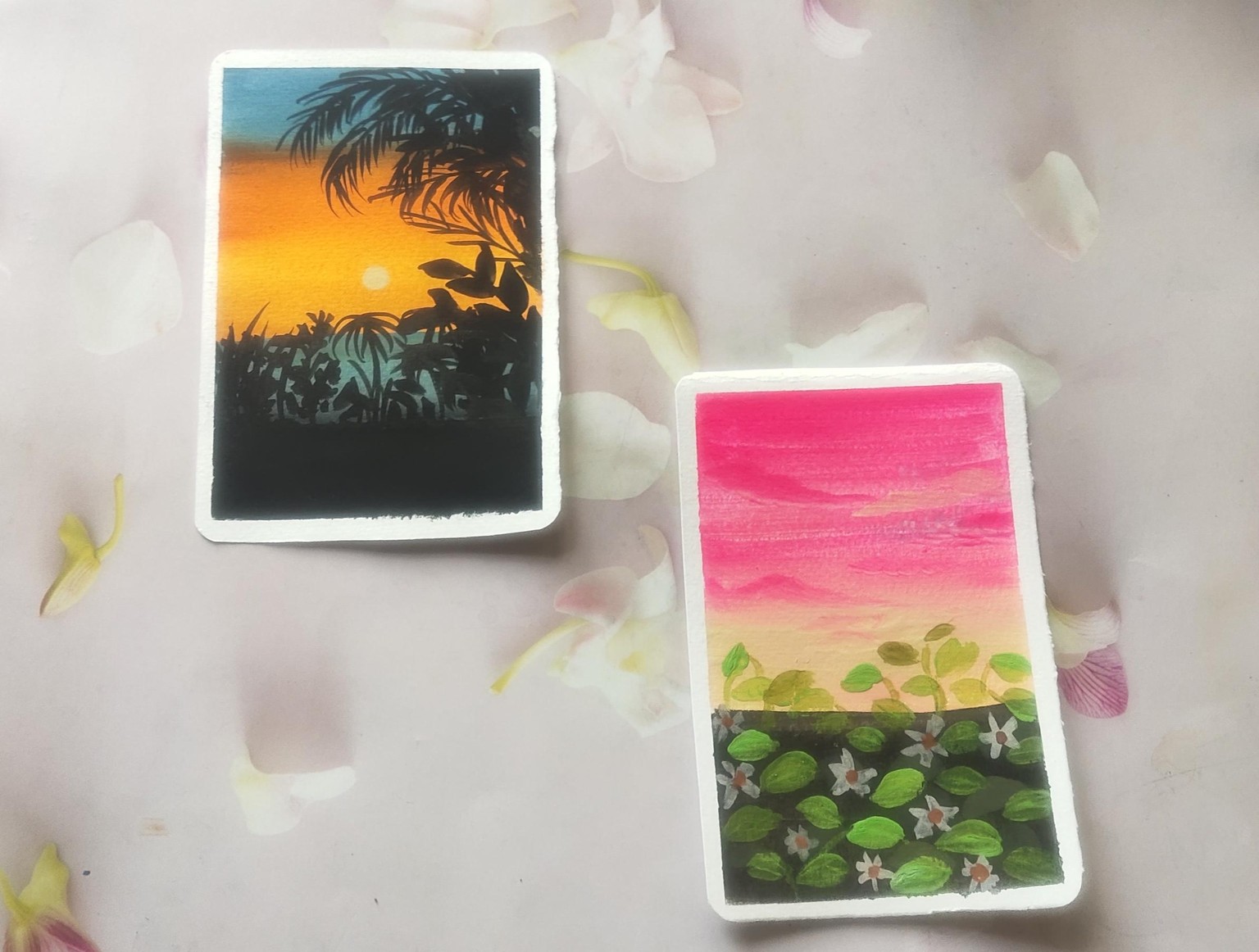 Gouache landscape - image 2 - student project