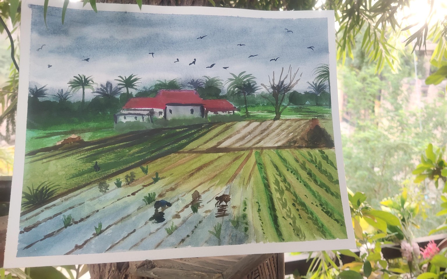 Indian spirit monsoon field - image 7 - student project