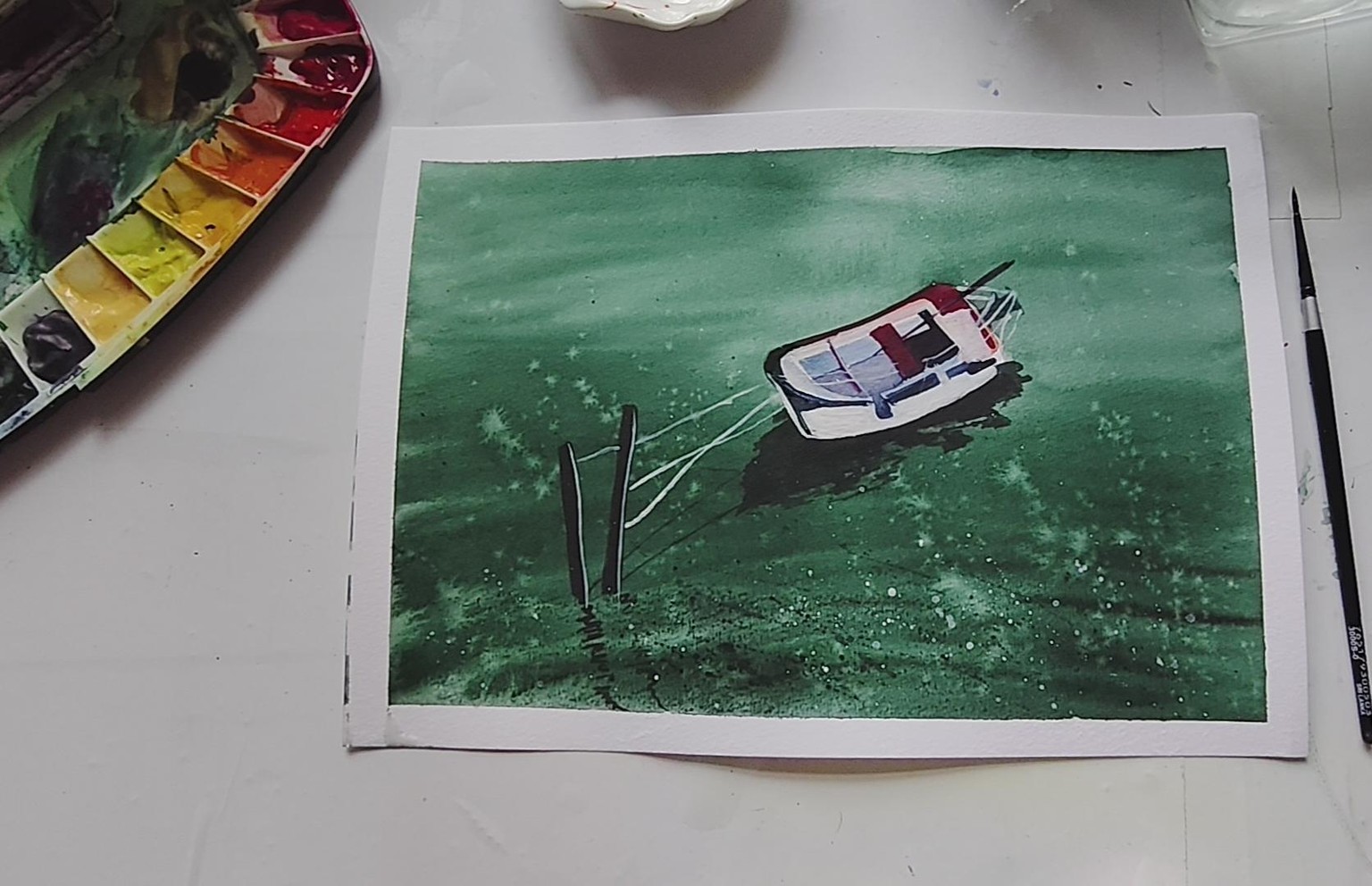 Boat reflection - image 1 - student project