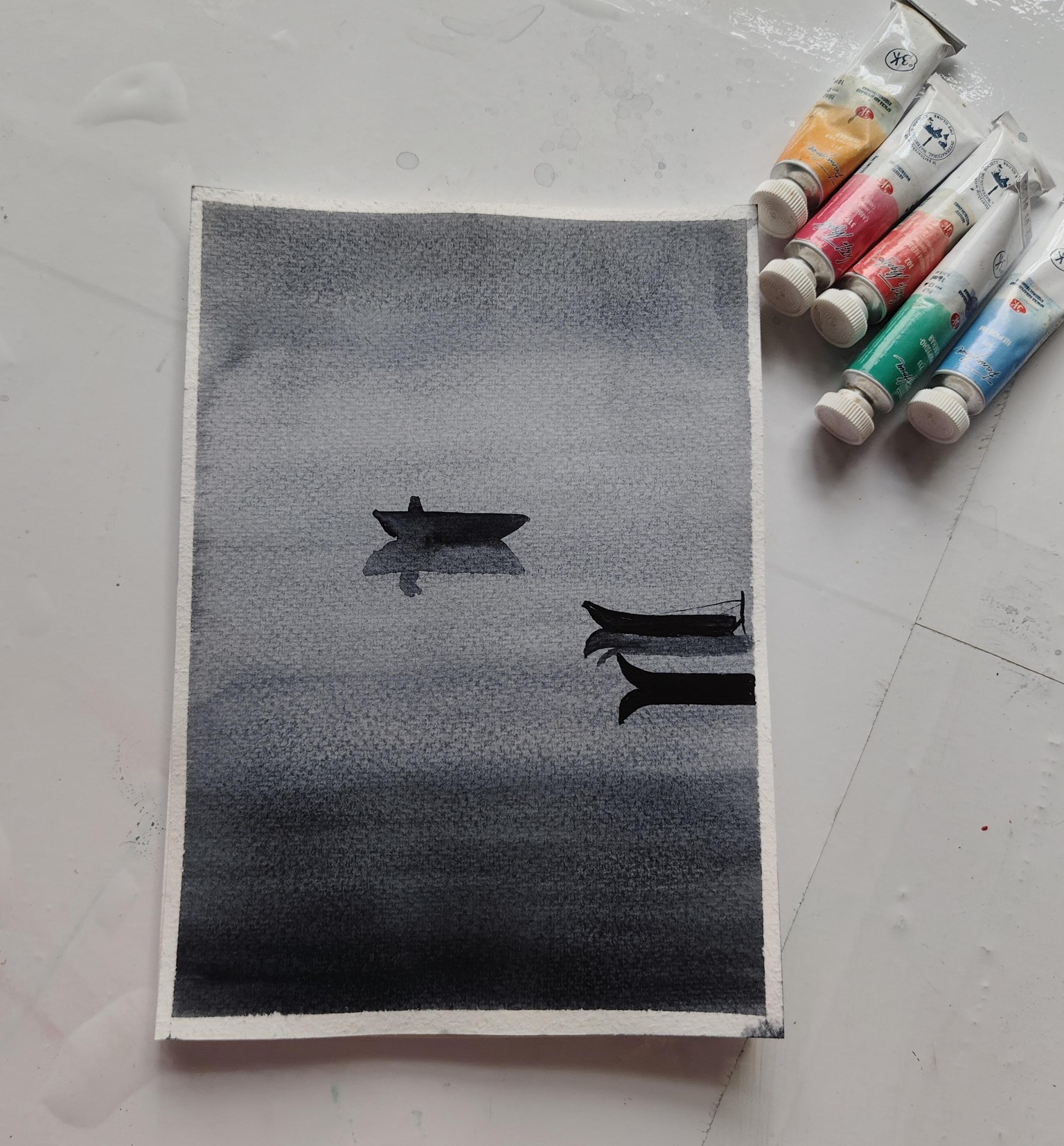 Boat reflection - image 4 - student project