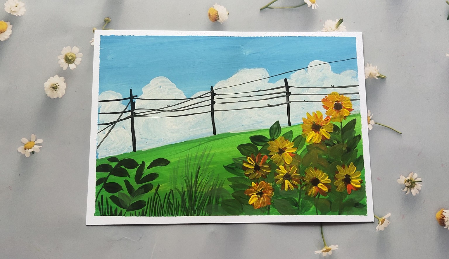 Meadow landscape - image 7 - student project