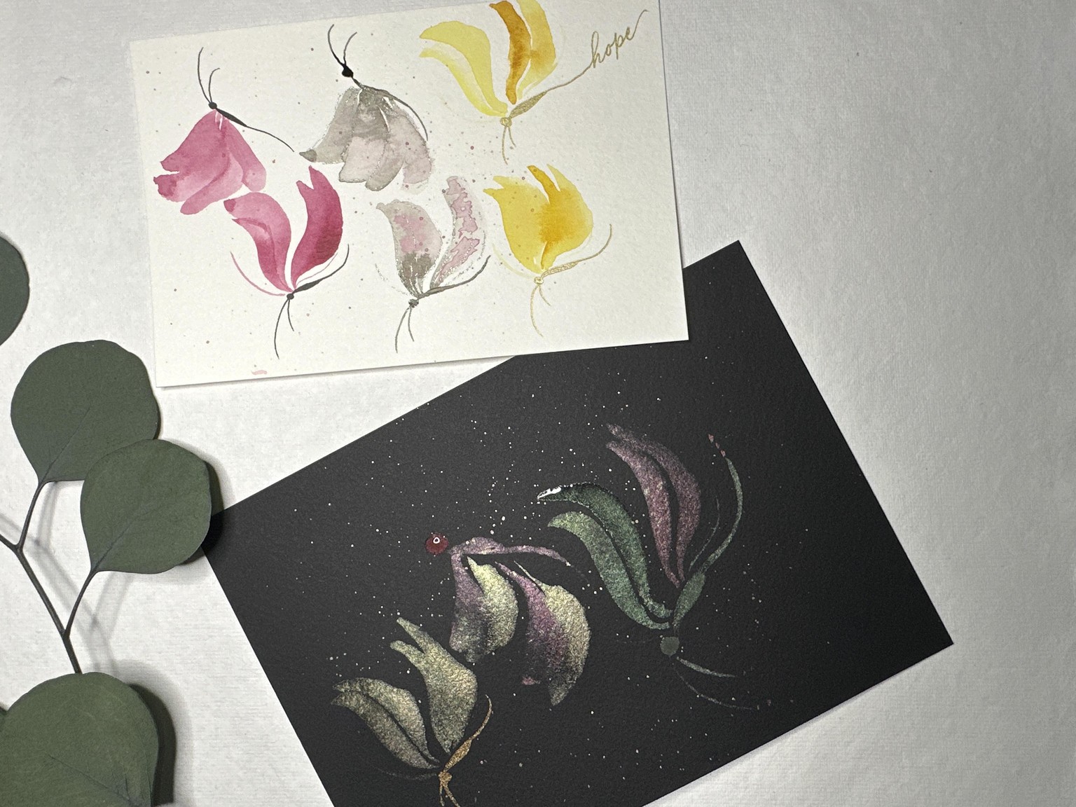 Wedge brush butterflies - image 6 - student project