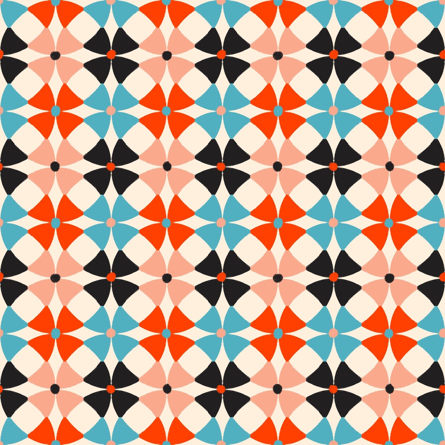 Retro Geometric Patterns - image 4 - student project