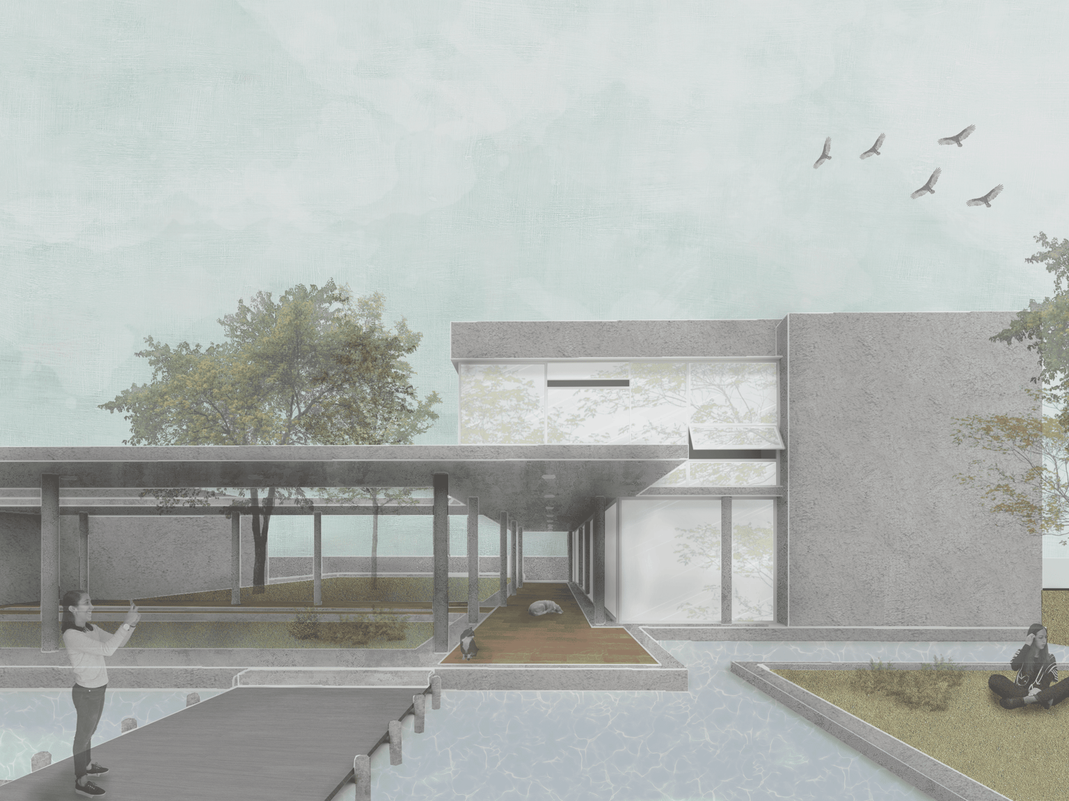 Digital Collage for jeany house - image 1 - student project