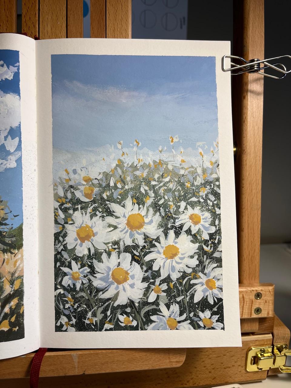 Beginner’s guide to gouache landscape - image 2 - student project