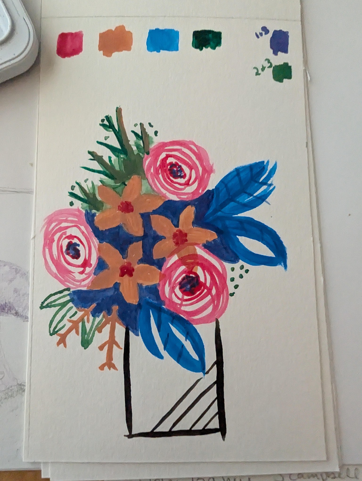Such fun learning watercolor - image 1 - student project