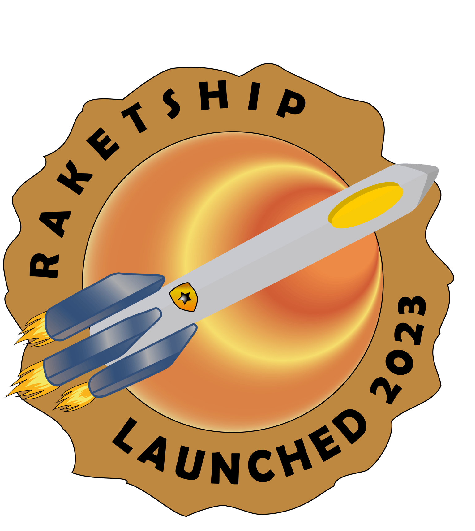 ROCKET LOGO (RAKETSHIP) - image 1 - student project
