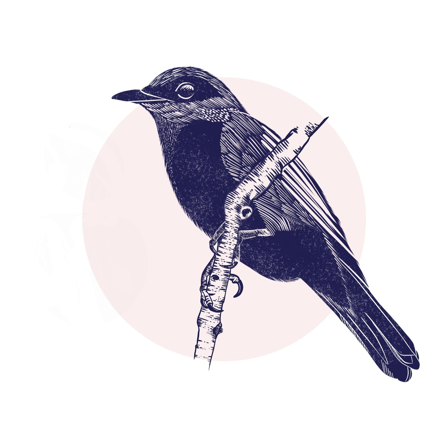 Linocut Bird - image 1 - student project