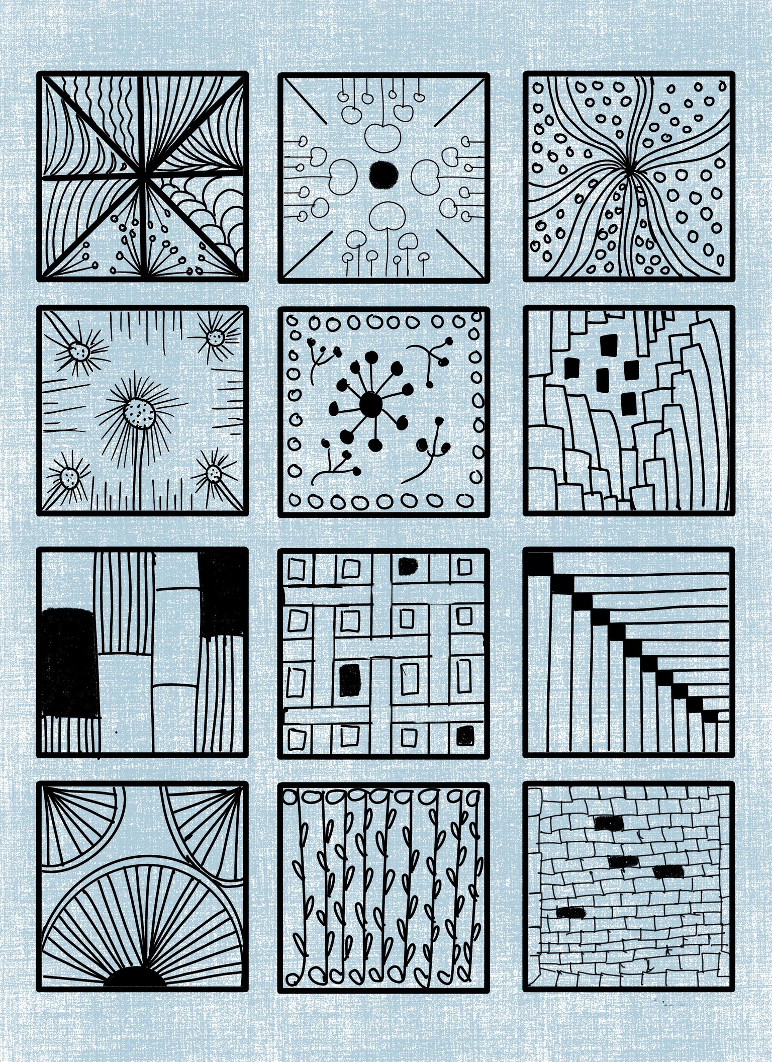 My doodling sheet - image 1 - student project