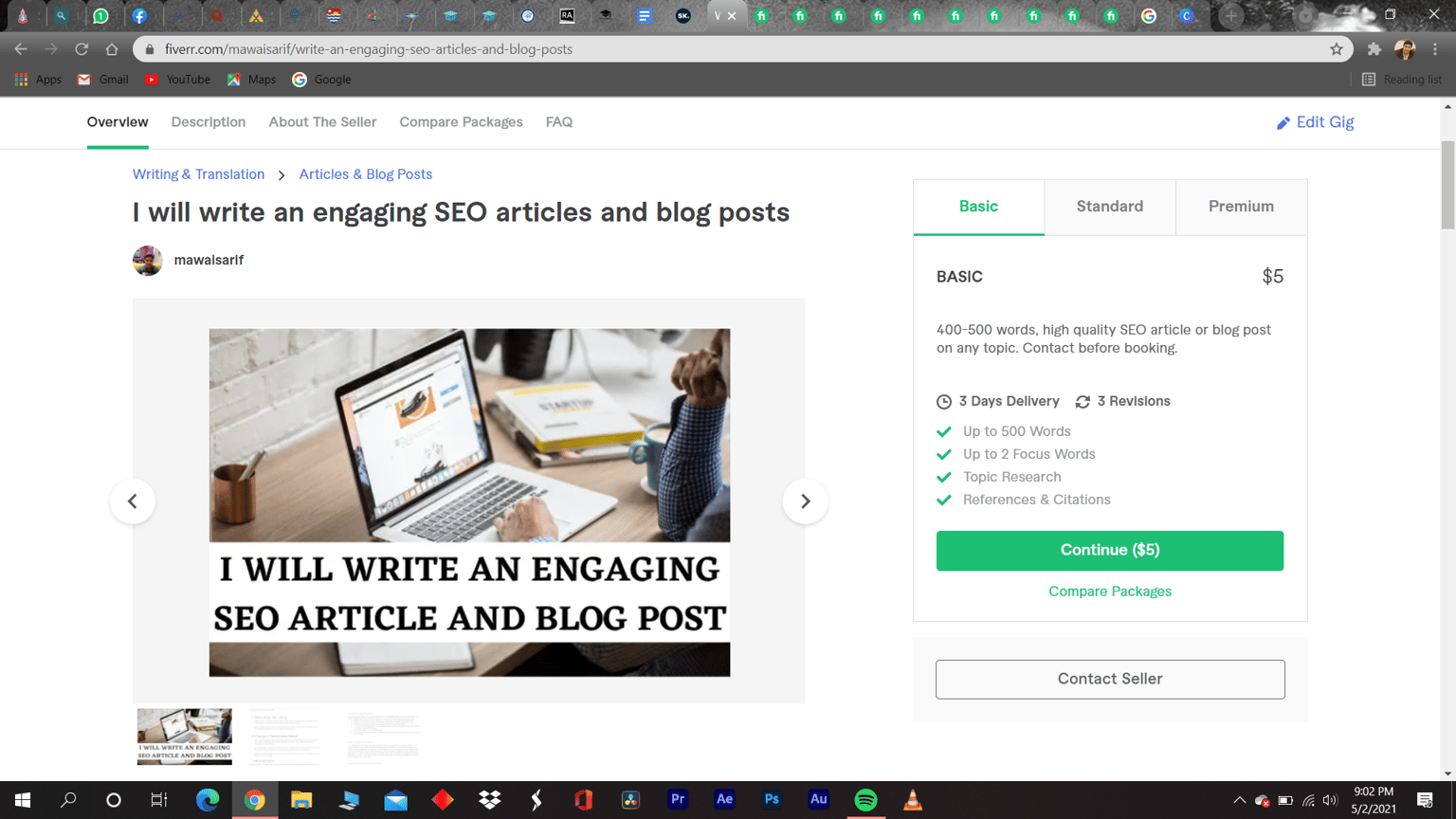 My first fiverr Gig - image 1 - student project