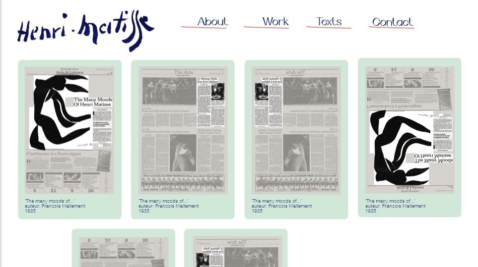 First research + sketch website - image 8 - student project