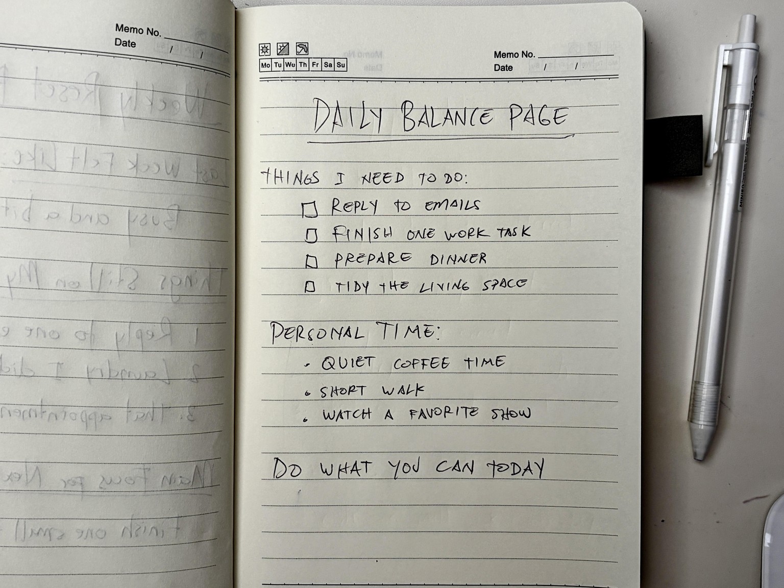 This is my Daily Balance Page - image 1 - student project
