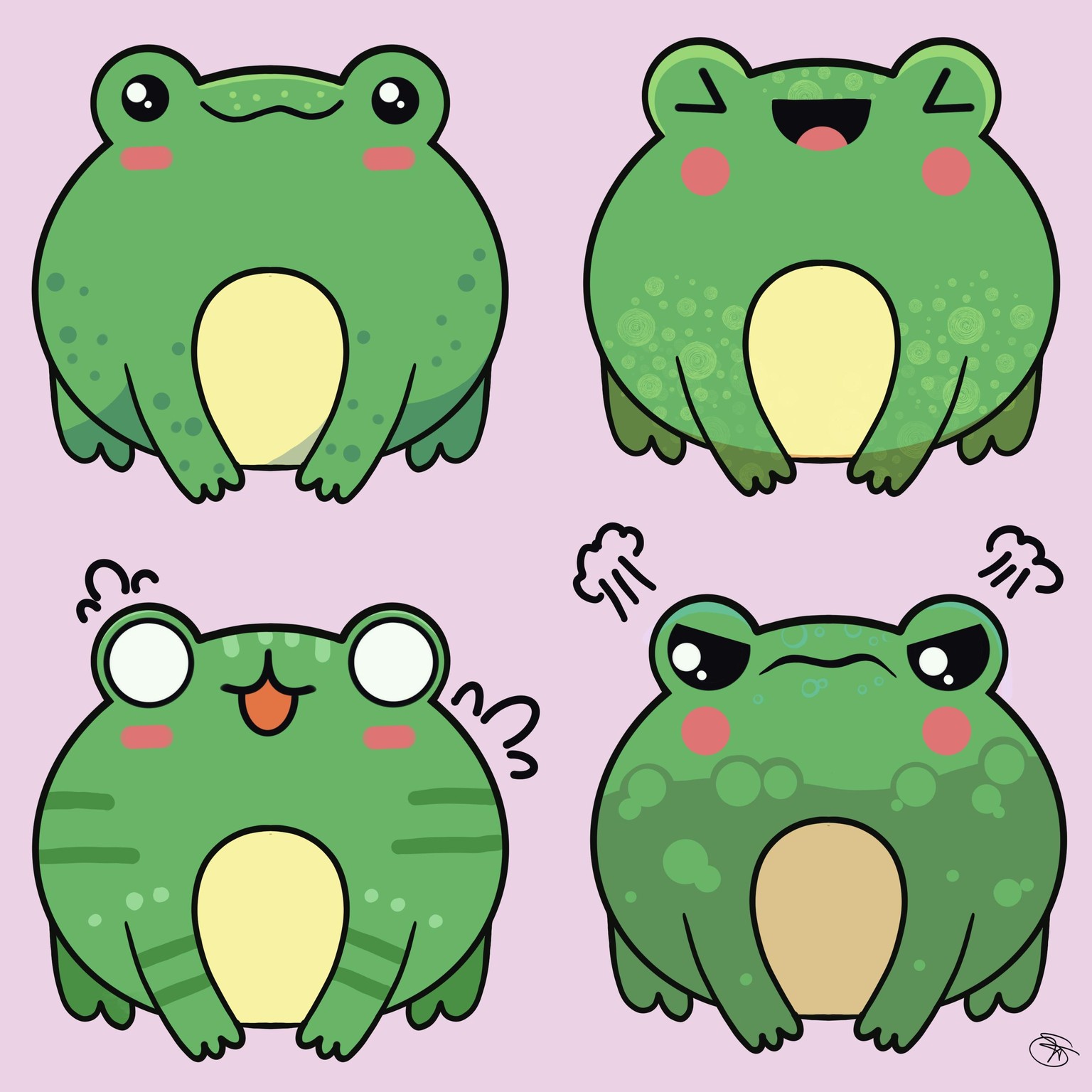 Kawaii Frogs - image 1 - student project
