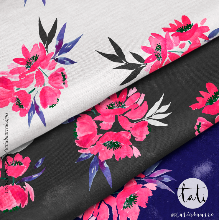 Floral bouquet pattern - image 5 - student project