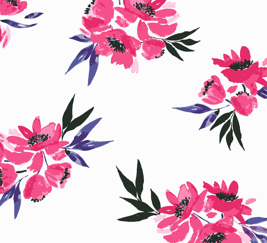 Floral bouquet pattern - image 2 - student project