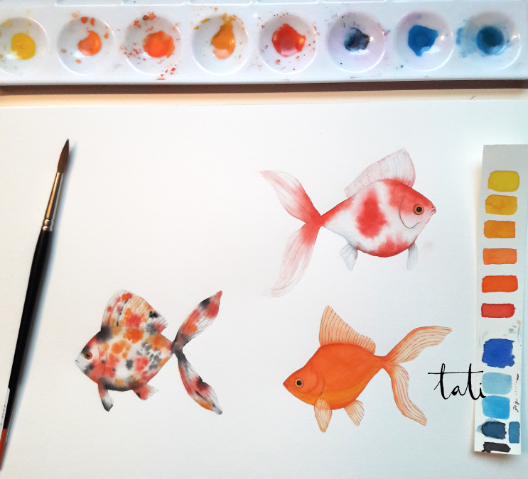 Goldfish trio - image 3 - student project