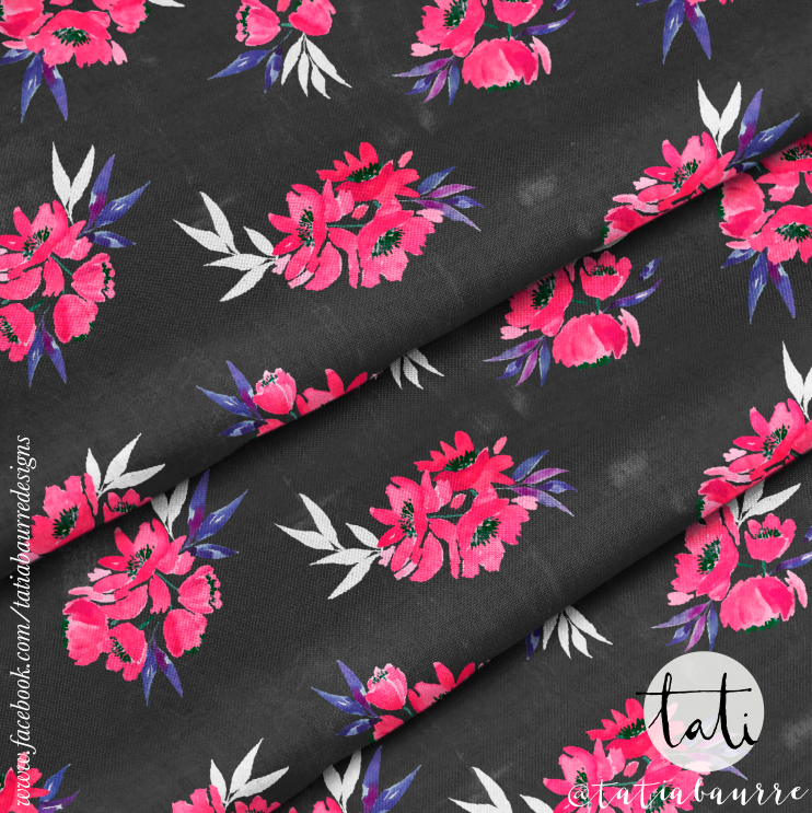 Floral bouquet pattern - image 4 - student project