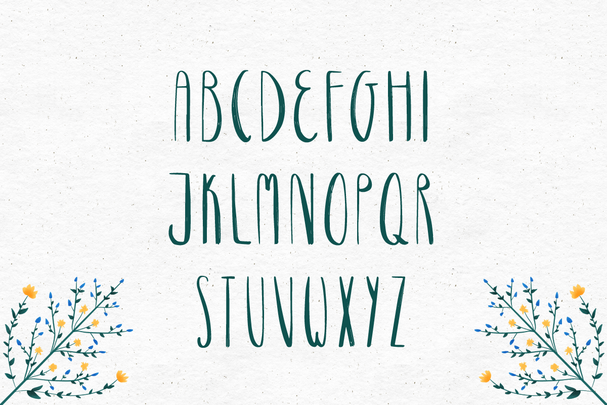 Stories Font - image 2 - student project