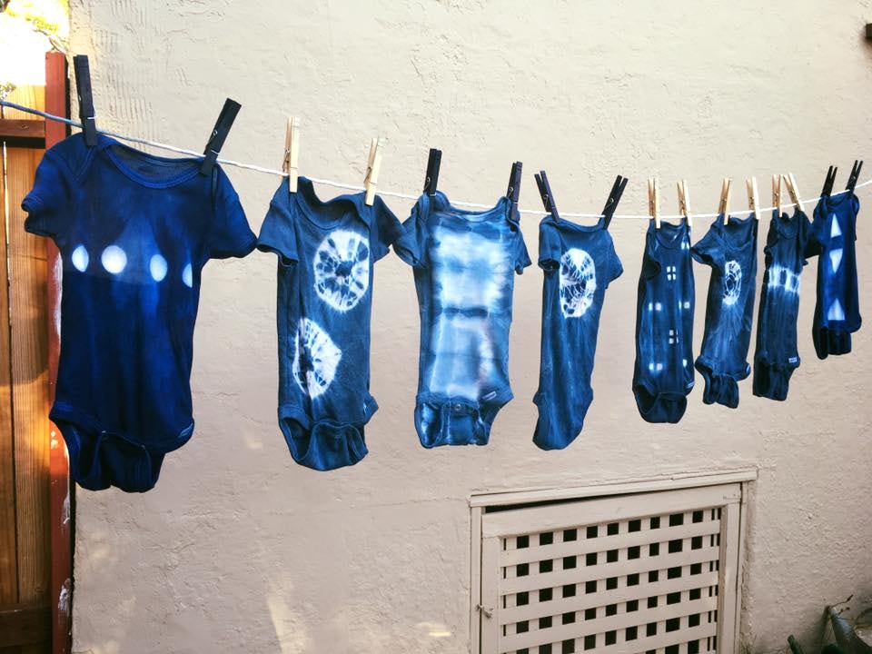 Toddler Shibori Wardrobe - image 2 - student project