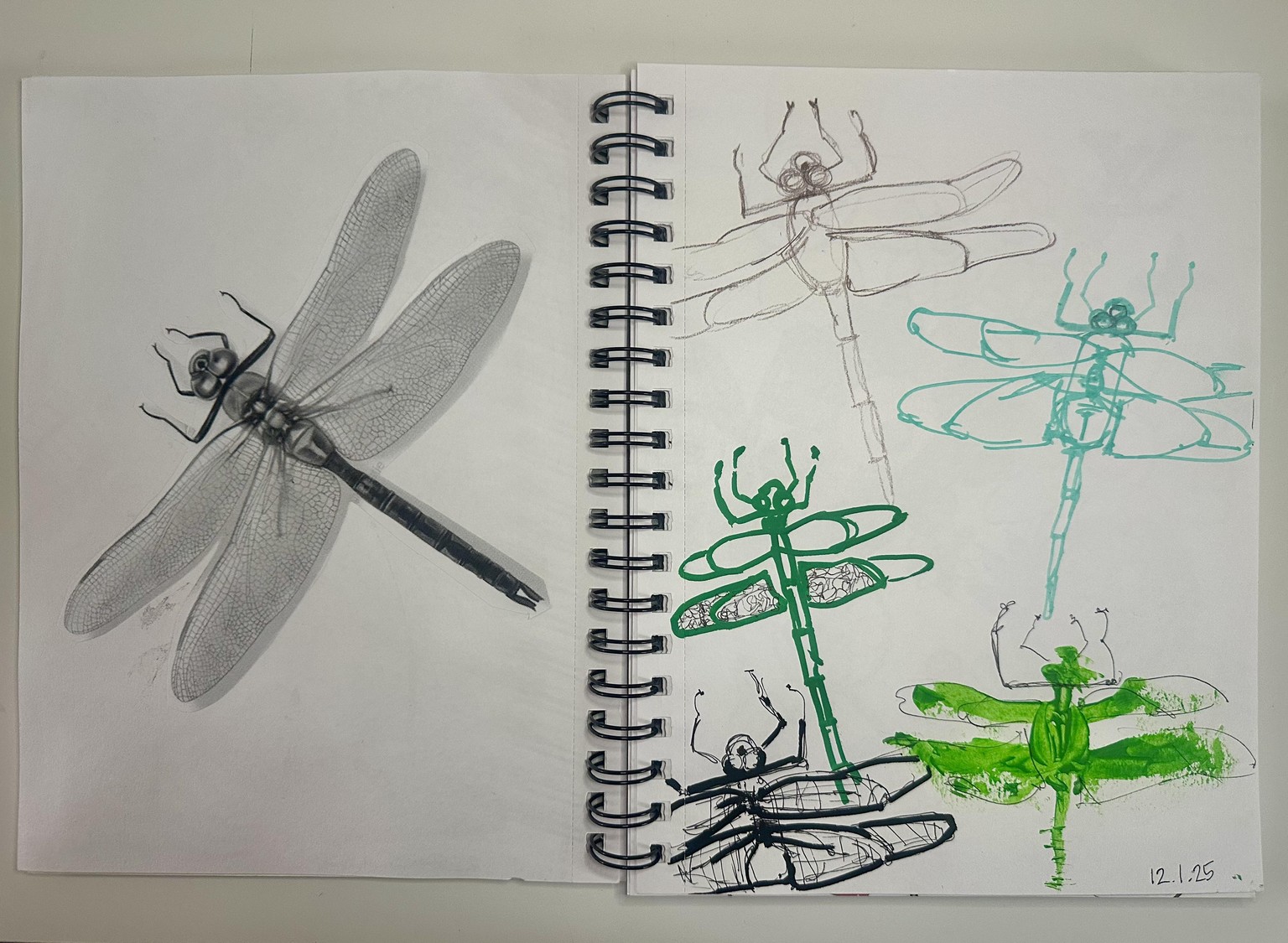 Minute Art Journaling: A 7-Day Challenge that took a year. .. . - image 3 - student project