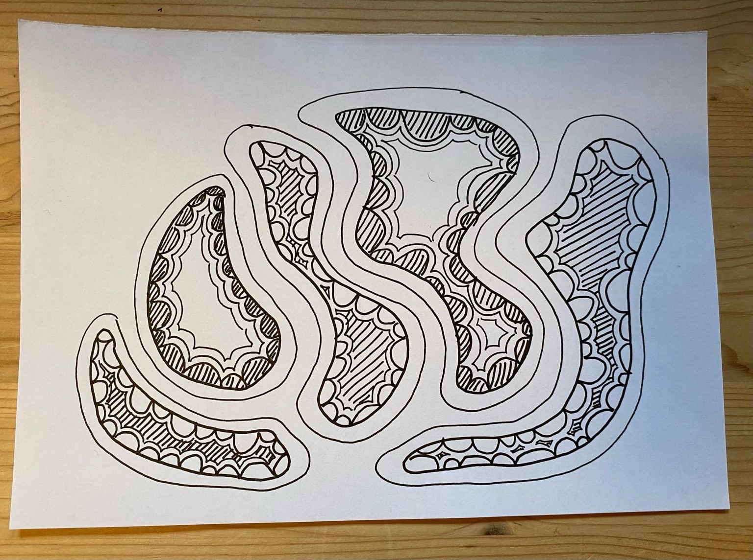 Abstract Ink Illustrations - image 1 - student project