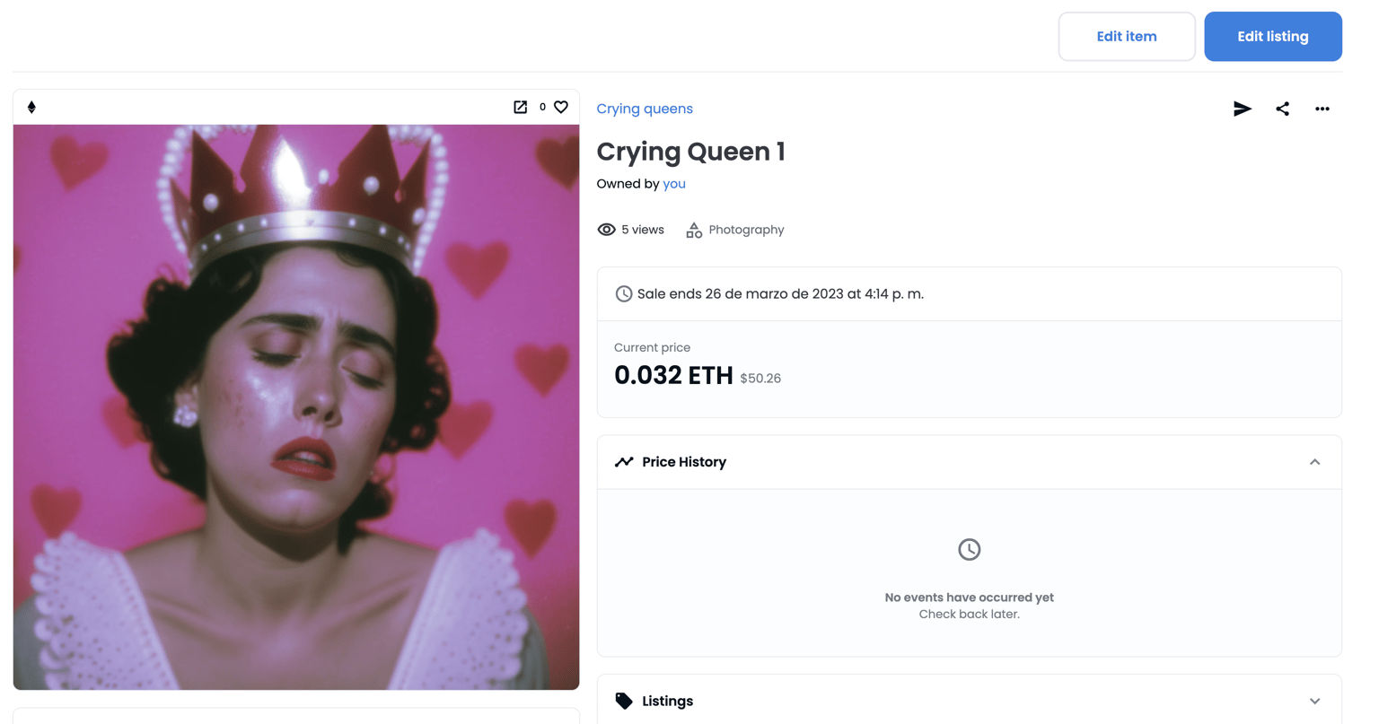 Crying Queen - image 1 - student project