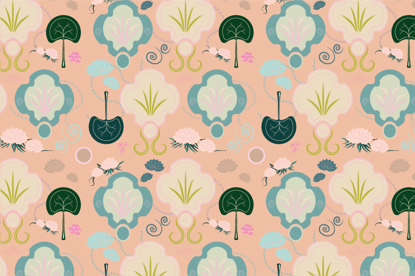patterns with birds and flowers - image 5 - student project