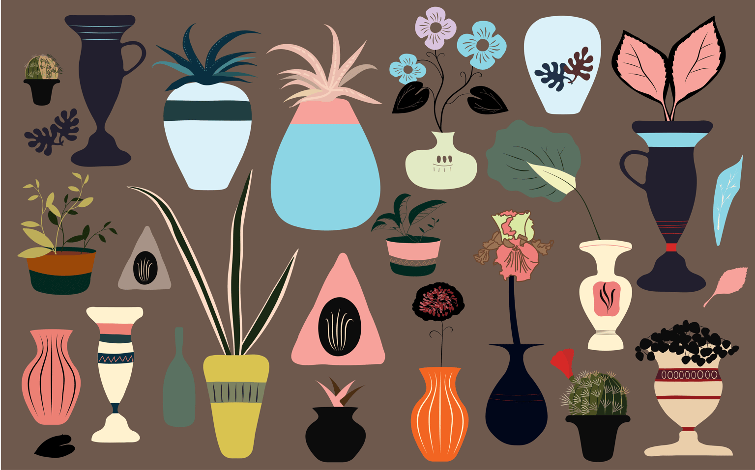 vases, cactus and houseplants - image 3 - student project