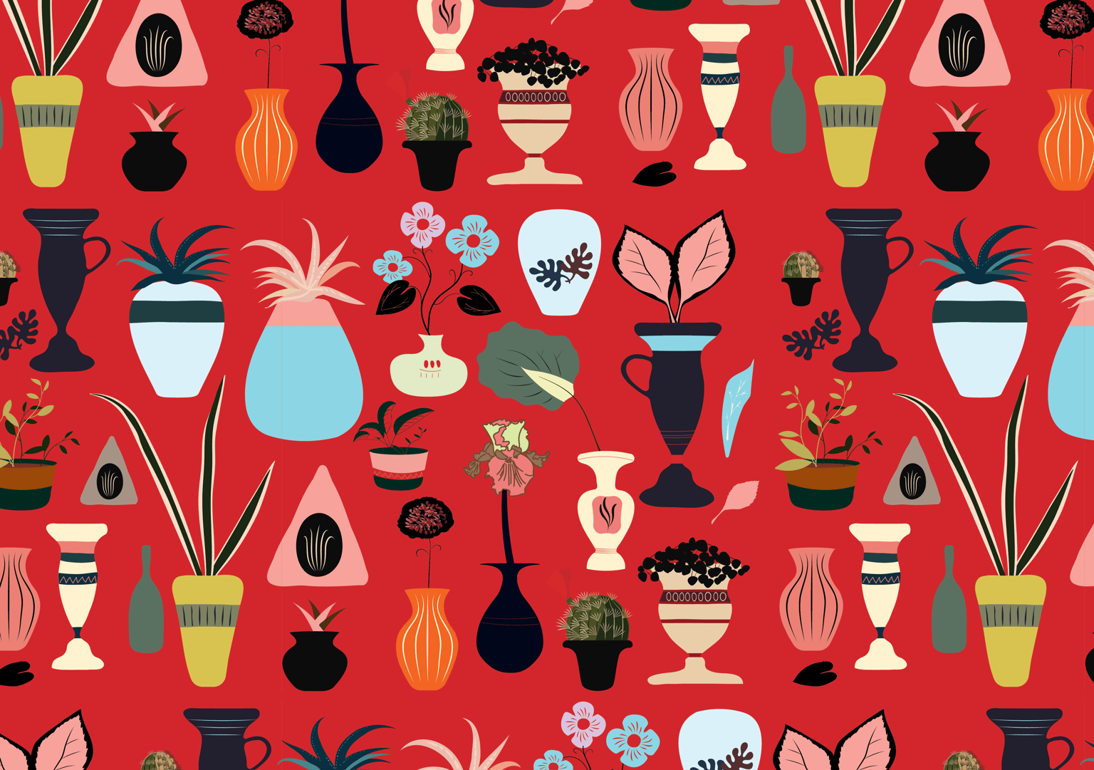 vases, cactus and houseplants - image 1 - student project