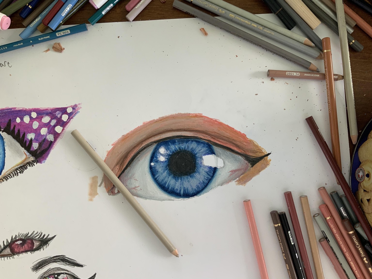 Eye Drawing By NogaART - image 3 - student project