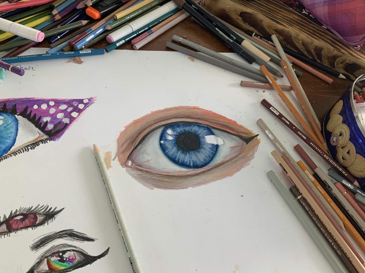 Eye Drawing By NogaART - image 2 - student project