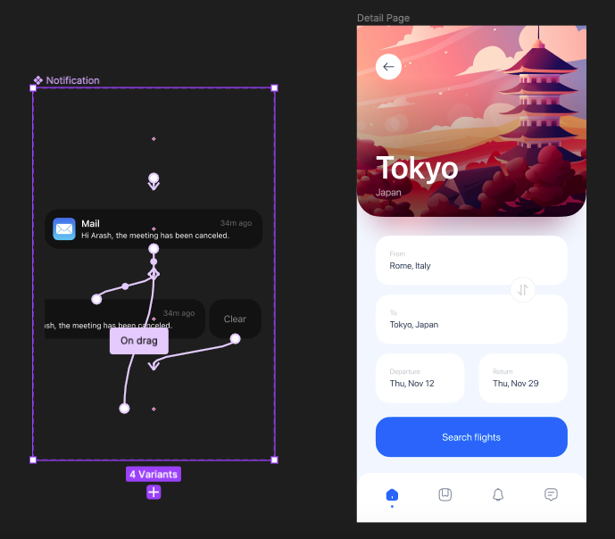 Prototyping and Interaction Design in Figma - image 10 - student project