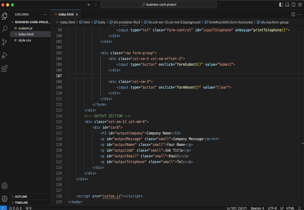 Js: Introduction for Beginners (Training & Challenge) - image 2 - student project