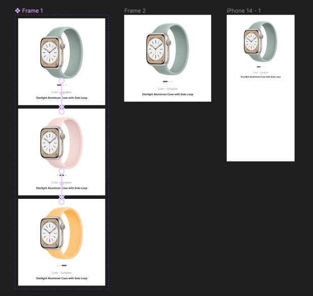 Prototyping and Interaction Design in Figma - image 12 - student project