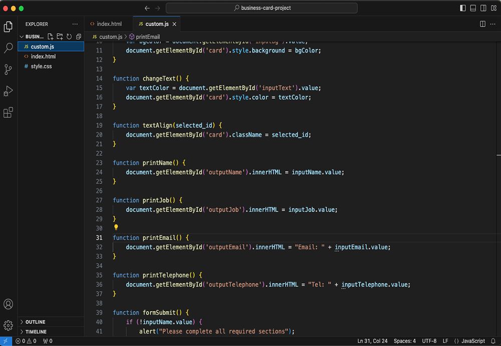 Js: Introduction for Beginners (Training & Challenge) - image 3 - student project