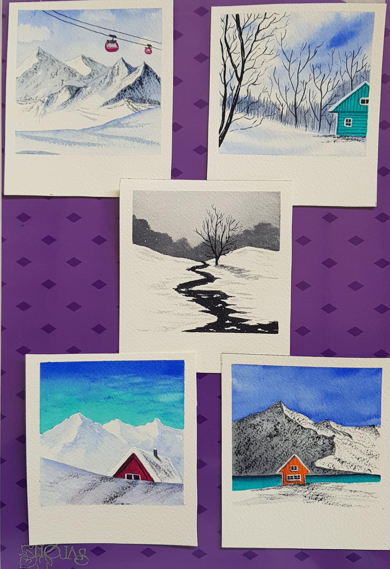 Snow landscapes - image 1 - student project