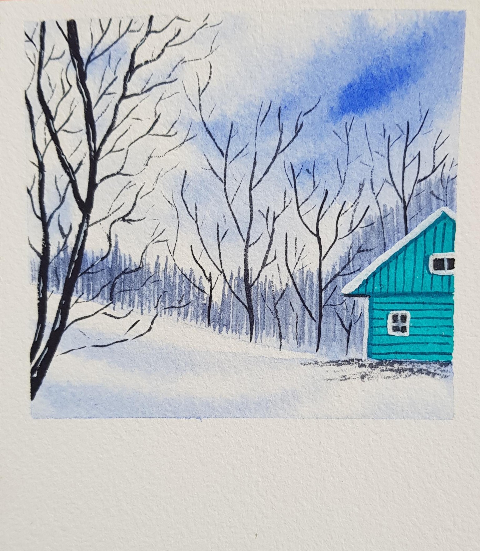 Snow landscapes - image 6 - student project