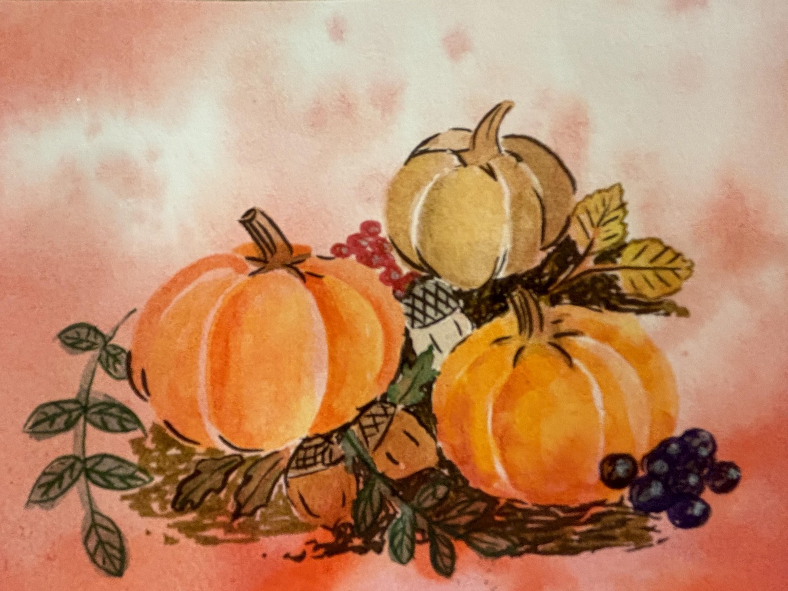 Autumn watercolors - image 1 - student project