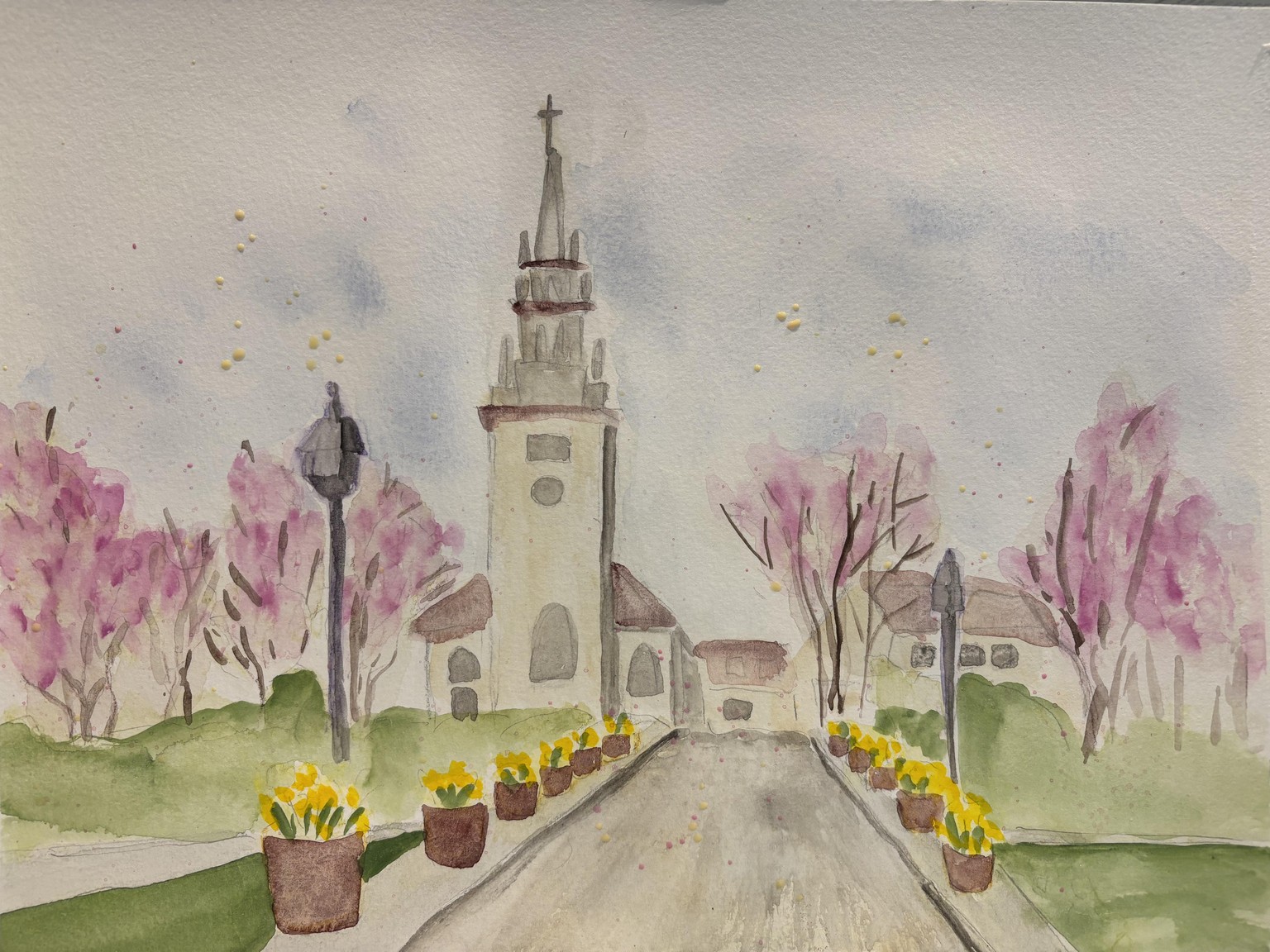 Church sketch - image 1 - student project