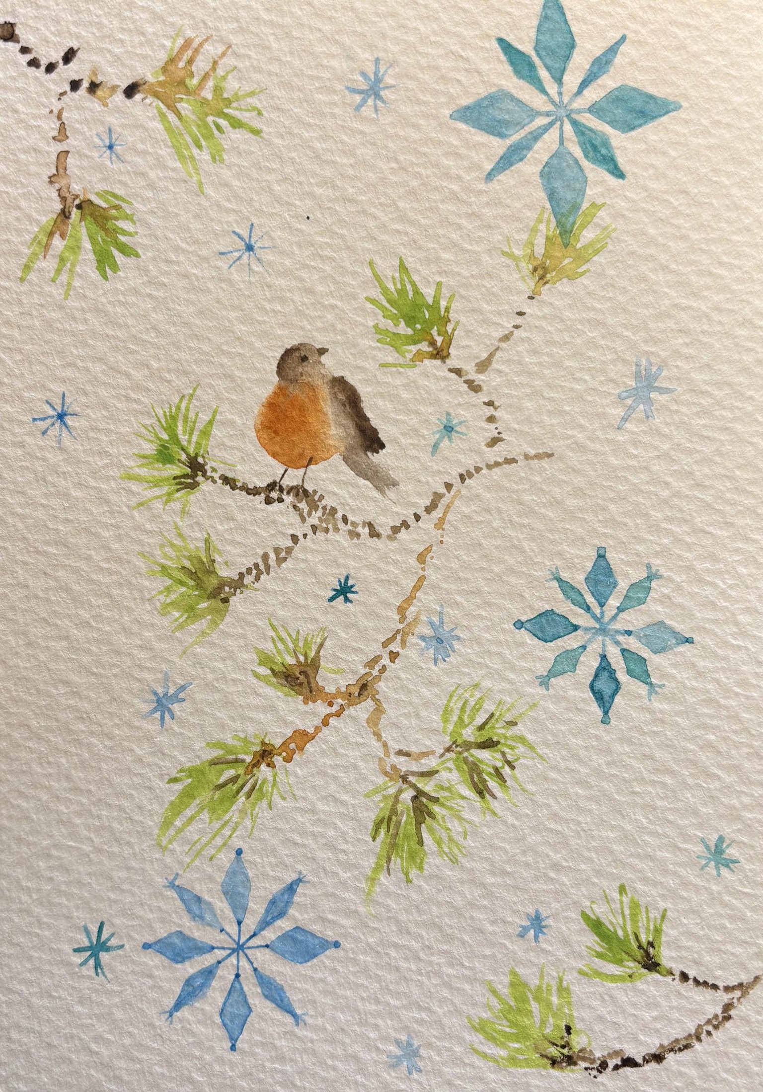 Festive season watercolors - image 1 - student project