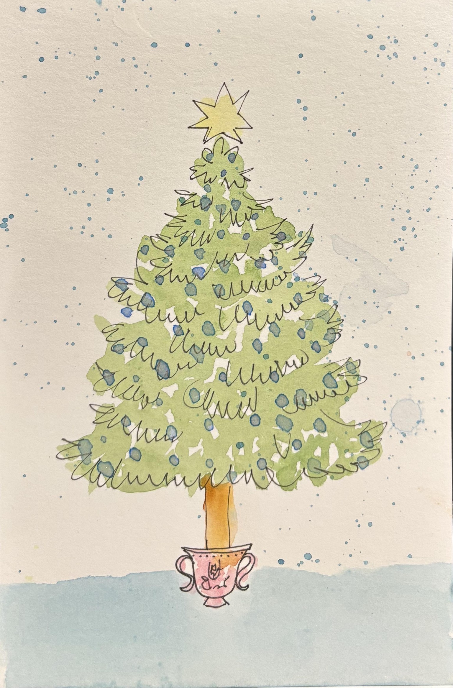 Easy and fun Christmas postcards - image 2 - student project