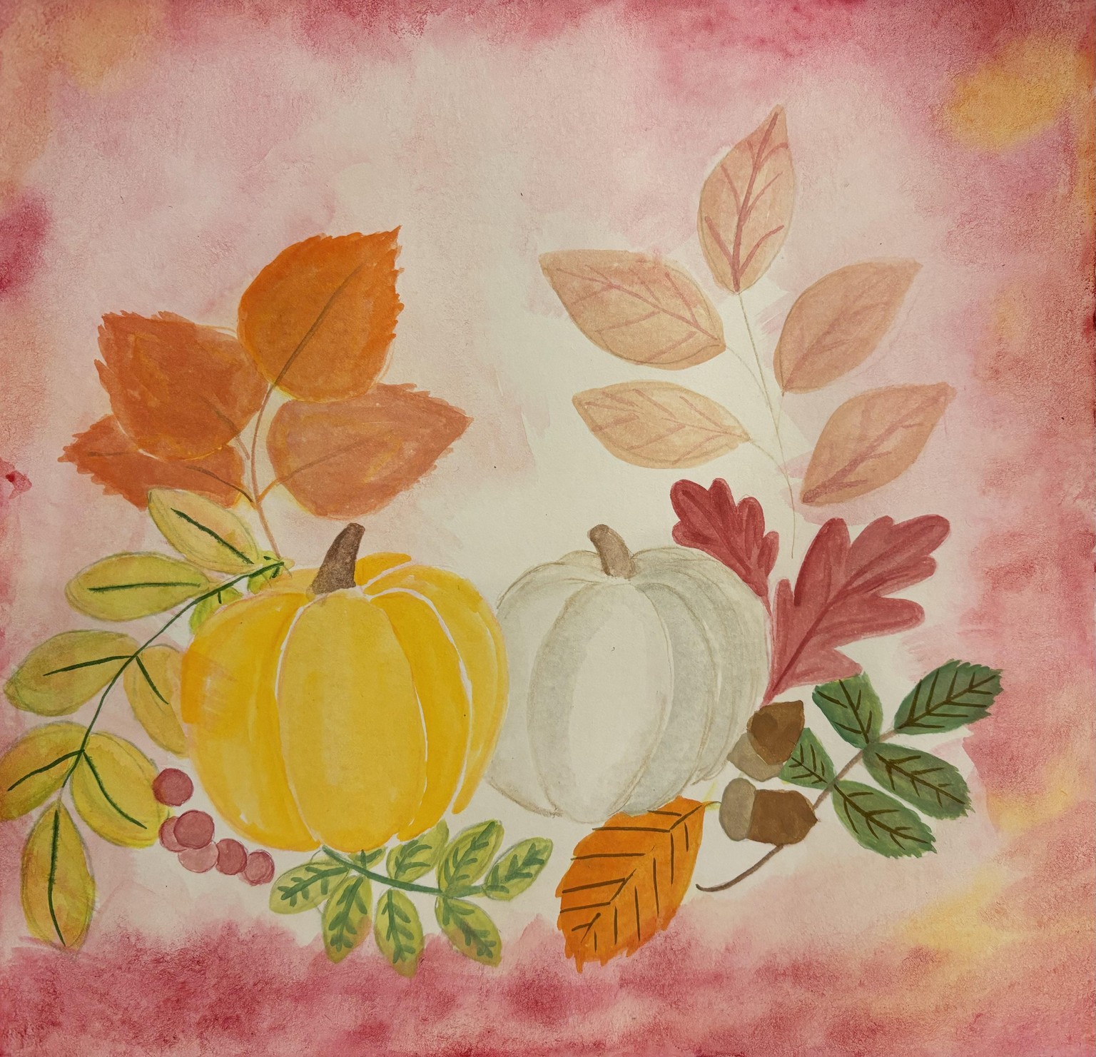 Autumn watercolors - image 3 - student project