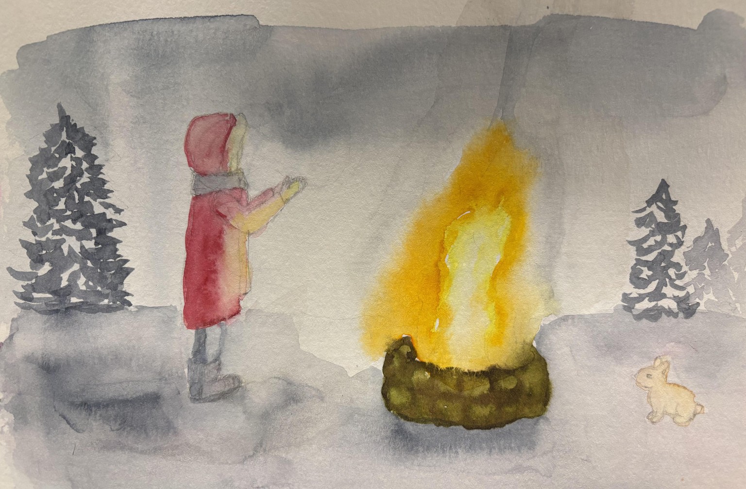 Watercolor techniques - image 4 - student project