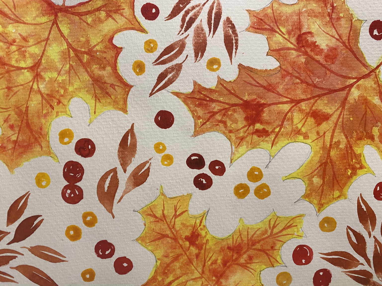 Autumn postcards - image 1 - student project