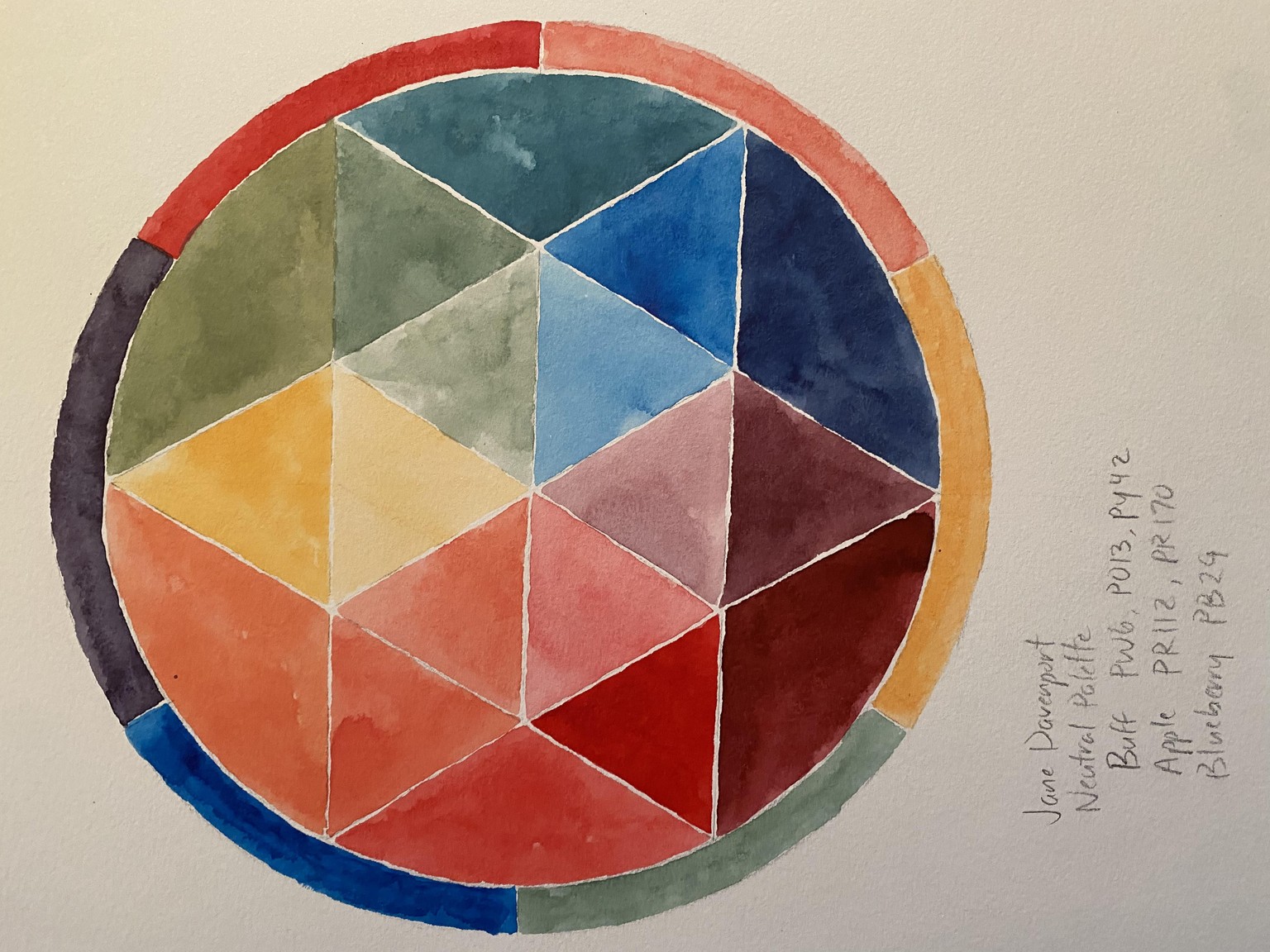 Color wheel mandalas I - image 3 - student project