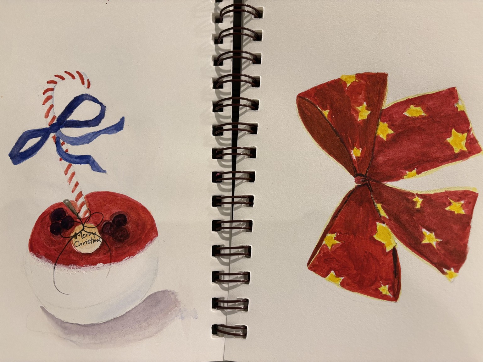 Advent watercolor paintings with Yana - image 1 - student project