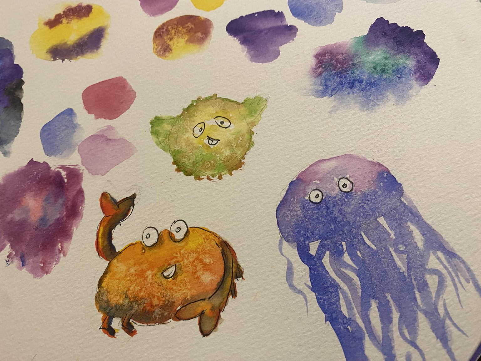 Sea creatures with Nina - image 1 - student project
