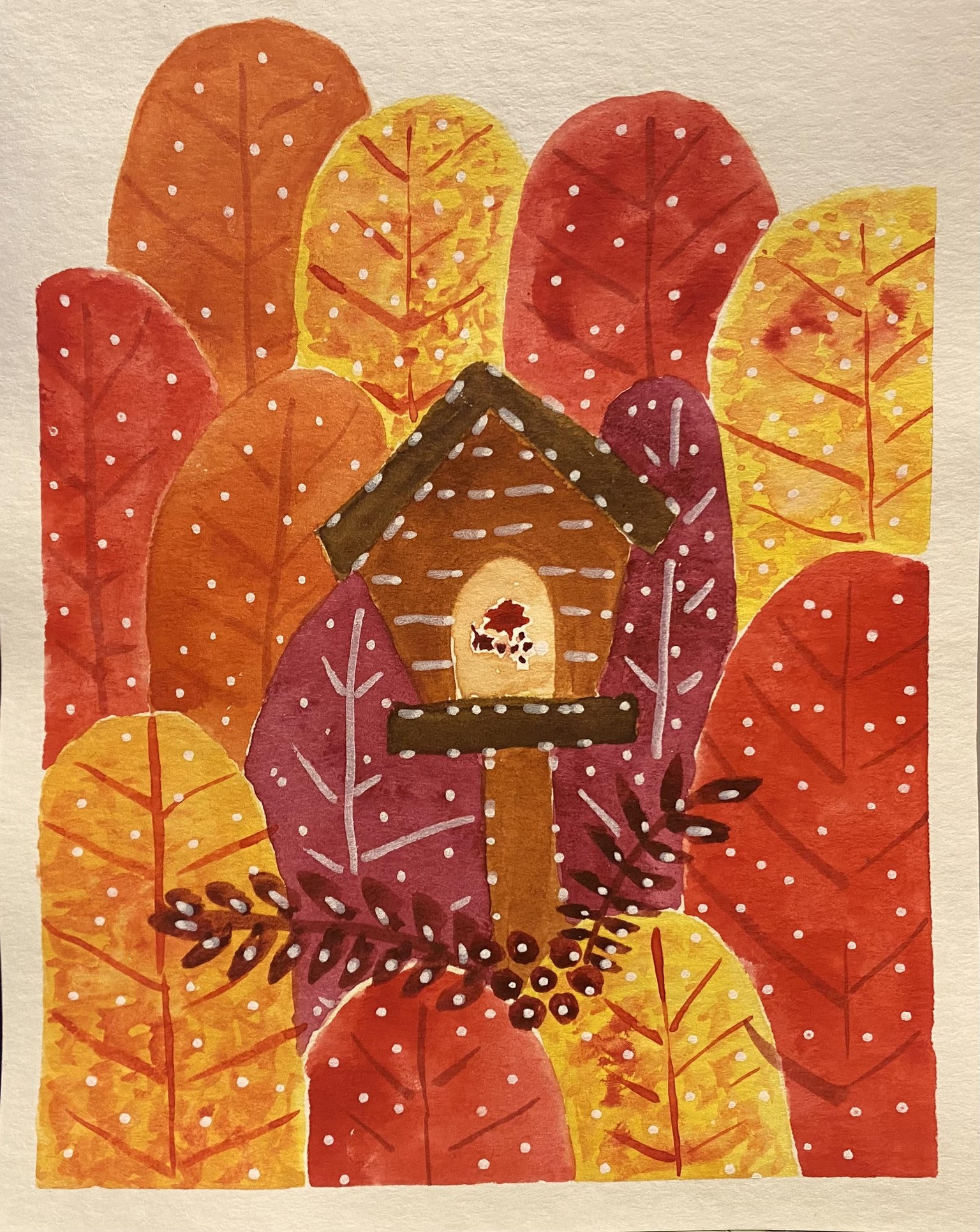 Autumn postcards - image 3 - student project